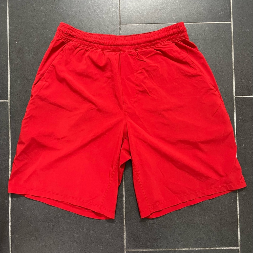Lululemon Pacebreaker Short 9 inch Linerless Red Size Medium